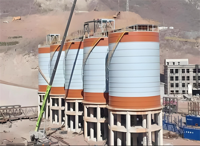 鹤岗高架钢板仓